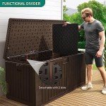 YITAHOME 230 Gallon Outdoor Storage Deck Box
