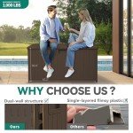 YITAHOME 230 Gallon Outdoor Storage Deck Box