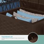 Suncast 22 Gallon Resin Storage Seat - Java