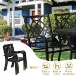 SOLAURA 7-Piece Patio Dining Set with Umbrella Hole