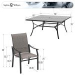 Sophia & William 9-Piece Patio Dining Set