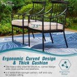 PHI VILLA 7-Piece Outdoor Dining Set with Cushions