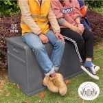 Large Waterproof Outdoor Storage Box for Patios