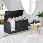 Homall 85 Gallon Waterproof Outdoor Storage Box