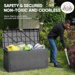 Large Waterproof Outdoor Storage Box for Patios