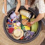 Keter Circa 3-in-1 Outdoor Storage Ottoman, Brown