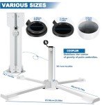 Portable Beach Umbrella Stand with Adjustable Base