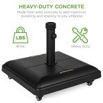 Heavy Duty Concrete Rolling Umbrella Base Stand