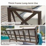 6-Piece Metal Outdoor Sectional Patio Set