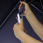 7.5 Ft Navy Blue Patio Umbrella with Tilt