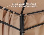 ABCCANOPY 10x10 Screened Patio Gazebo - Beige