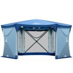 DEERFAMY 12.5x12.5ft Pop Up Gazebo Tent