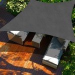 Rectangle Sun Shade Sail 12x16FT - Dark Grey