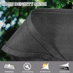 Rectangle Sun Shade Sail 12x16FT - Dark Grey