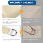 Waterproof 10'x13' Sun Shade Sail Canopy