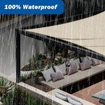 Waterproof 10'x13' Sun Shade Sail Canopy