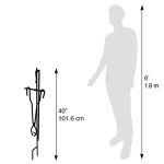 Blue Sky Fire Poker and Tongs Set – 3 Pieces