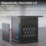 28'' East Oak Gas Fire Table - 50,000 BTU