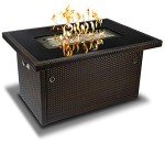 Outland Living Espresso Brown Fire Table 50,000 BTU