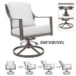 5-Piece Outdoor Patio Dining Set with Umbrella Hole