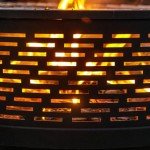 OutVue 26" Wood Fire Pit Table with Grill