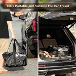 Portable 19-Inch Smokeless Fire Pit for Outdoors