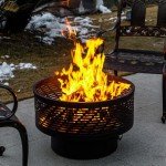 OutVue 26" Wood Fire Pit Table with Grill