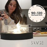SAVGE Mini Tabletop Fire Pit - Smokeless Fun