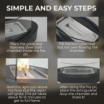 SAVGE Mini Tabletop Fire Pit - Smokeless Fun