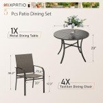 7-Piece Outdoor Dining Set with Round Table