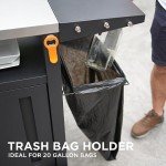 XL Outdoor Grill Cart with Storage & Prep Space