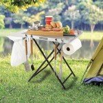 Cuisinart Portable Outdoor Prep Table & Grill Stand
