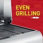 Lifemaster Portable Stainless Steel 2-Burner Grill