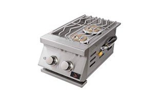Double Side Burner for Outdoor BBQ Kitchen
