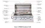 LION L75000 Premium Built-In Liquid Propane Grill