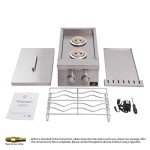 Whistler Built-In Double Side Burner for BBQs