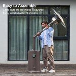 EAST OAK 48,000 BTU Bronze Patio Heater