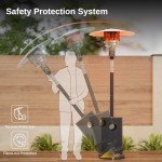 EAST OAK 48,000 BTU Bronze Patio Heater