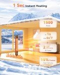 Encyclpo 1500W Infrared Outdoor Patio Heater