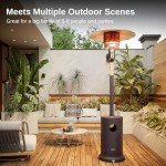 EAST OAK 48,000 BTU Bronze Patio Heater