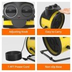 1500W Portable Outdoor Patio Heater with Safety Features