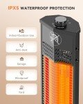 Encyclpo 1500W Infrared Outdoor Patio Heater