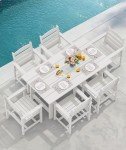 7-Piece Outdoor Dining Set with Umbrella Hole