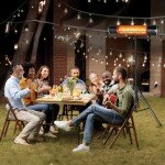 1500W Tripod Electric Patio Heater with Remote