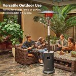 EAST OAK 55,000 BTU Propane Patio Heater with Table