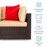 7-Piece Outdoor Wicker Patio Conversation Set