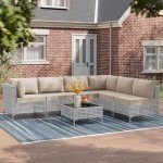 Trumbeak 7-Piece Outdoor Wicker Furniture Set