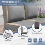 Kurapika 7-Piece Modern Metal Patio Set