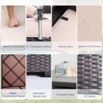 Kullavik 8-Piece Outdoor Patio Furniture Set with Fire Pit