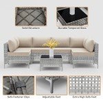 Trumbeak 7-Piece Outdoor Wicker Furniture Set